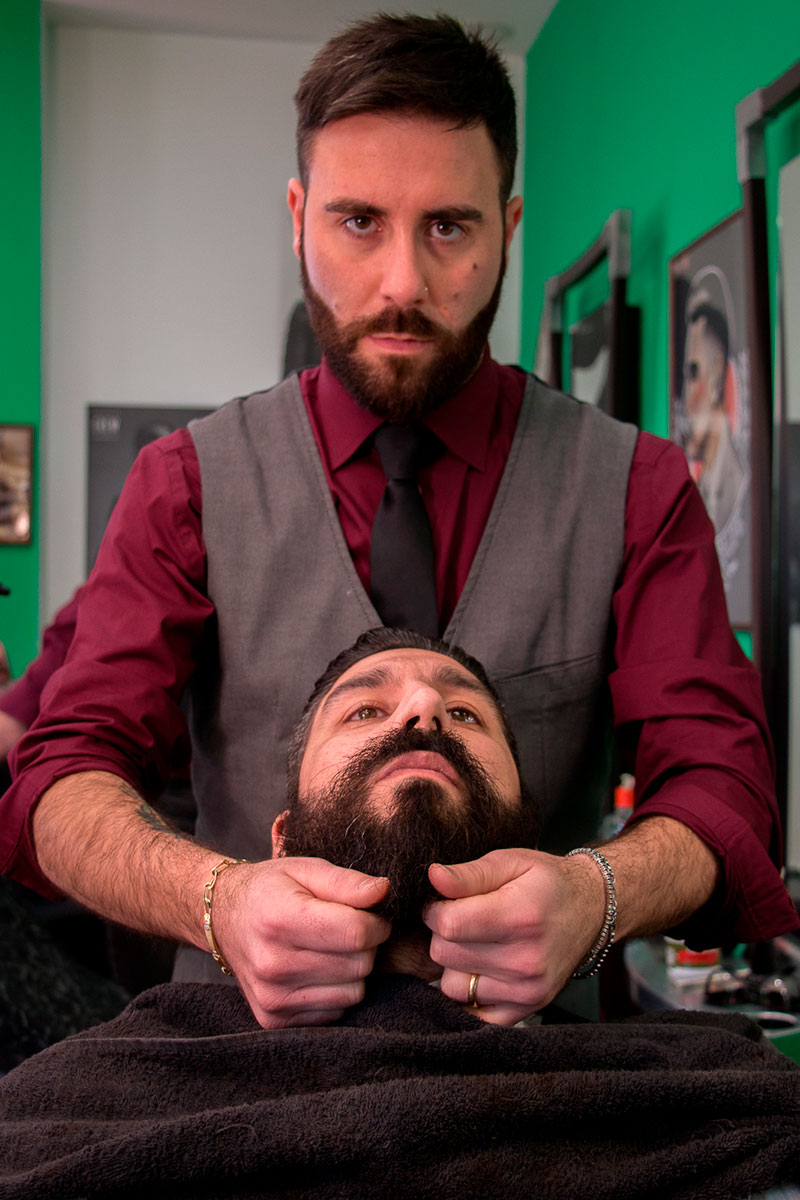 servizio fotografico tendenza barber shop