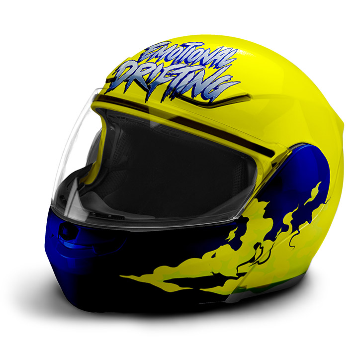 casco personalizzato emotional drifting